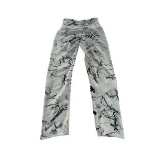 BST High Waist Leggings Medium Womens Marble Print Athletic Gym Workout Pants‎